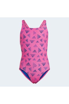 مایو صورتی بچه گانه پنبه ای adidas - کد 677227079