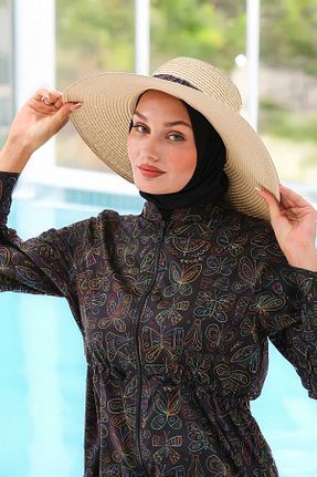 مایو حجاب مشکی زنانه مخلوط پلی استر MAG FASHİON - کد 839530915