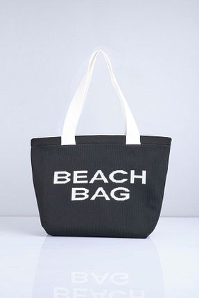 کیف ساحلی مشکی زنانه پارچه ای Sebir Moda - کد 924047424