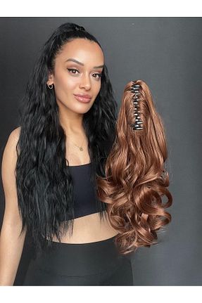 کلاه گیس نارنجی زنانه Suzan Peruk - کد 935455387