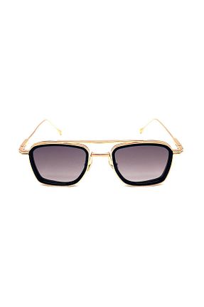 عینک آفتابی طلائی زنانه 48 BLACK - کد 935463243