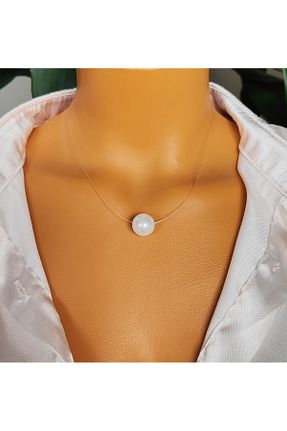 گردنبند جواهر رنگی زنانه مروارید Goşenefmafe - کد 935460335