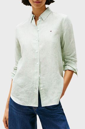 پیراهن سبز زنانه رگولار Tommy Hilfiger - کد 935466376