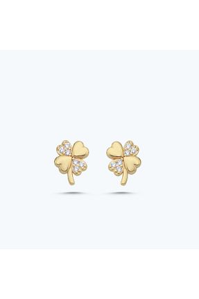 گوشواره طلا زرد زنانه 8 عیار Altınbaş - کد 841092478