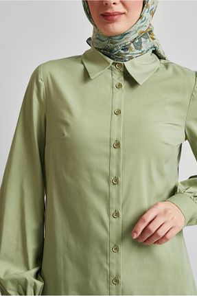 بلوز حجاب سبز زنانه رگولار Alvina - کد 935471346