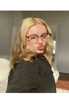 عینک محافظ نور آبی قهوه ای زنانه 49 funeyes - کد 935475775