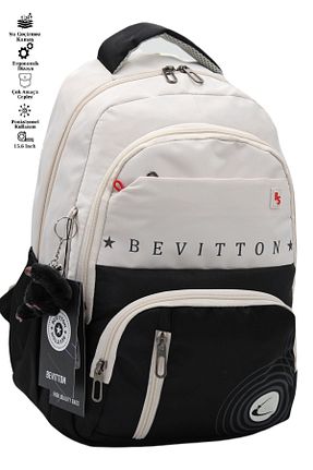 کیف مدرسه مشکی زنانه پارچه ای Bevitton - کد 822580148