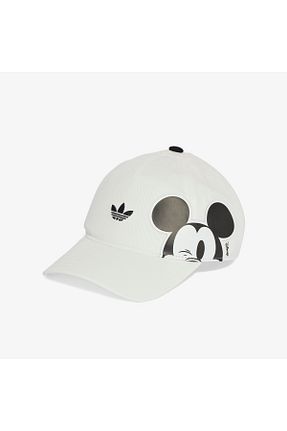 کلاه سفید زنانه پنبه ای adidas - کد 926634918