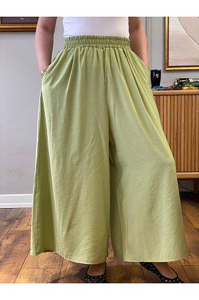 شلوار سبز زنانه بافتنی Hatun Atila - کد 935497241