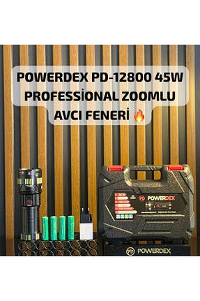 چراغ دستی مشکی powerdex - کد 892543753