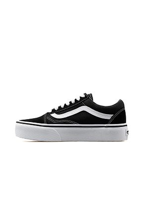 کفش اسنیکر مشکی زنانه بند دار Vans - کد 935537955