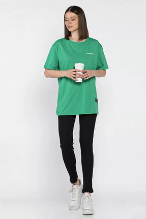 ست بالاتنه و پائین تنه سبز زنانه بافتنی GÜLSELİ - کد 935516321