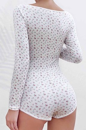 بادی قرمز زنانه یقه هفت Merry See - کد 935516278