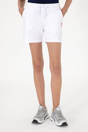 شلوارک و برمودا سفید زنانه بافتنی U.S. Polo Assn. - کد 935500020