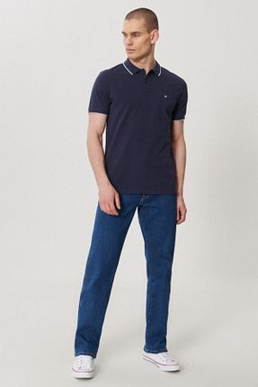شلوار جین آبی مردانه پاچه ساده Wrangler - کد 674353723