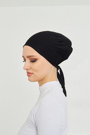 کلاه شنای حجاب مشکی زنانه Bonelisa - کد 935541202