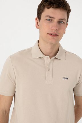پولوشرت طوسی مردانه پنبه ای U.S. Polo Assn. - کد 935585431