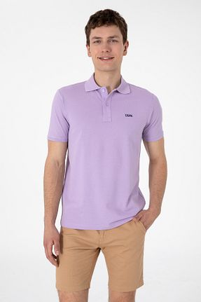 پولوشرت صورتی مردانه پنبه ای U.S. Polo Assn. - کد 935585516