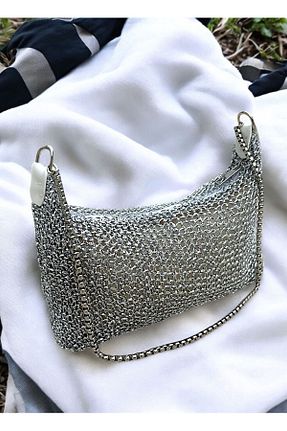 کیف دستی متالیک زنانه سایز متوسط Katusa - کد 935581577