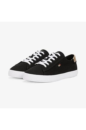 کفش اسنیکر مشکی زنانه بند دار Tommy Hilfiger - کد 901396106