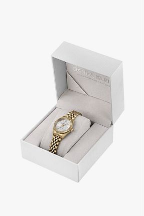 ساعت مچی زرد زنانه استل (فولاد) Daniel Klein - کد 932033010