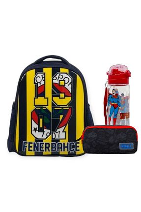 کیف مدرسه رنگی بچه گانه پارچه ای Fenerbahçe - کد 902491046