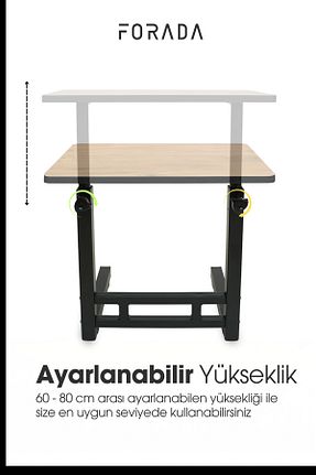 میز تحریر مشکی 80 سانتی متر Forada Home & Style - کد 931291690