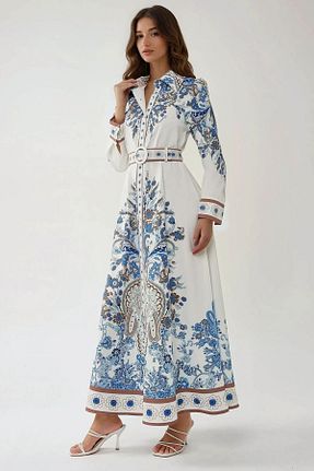 لباس آبی زنانه بافتنی Hiccup - کد 935806719