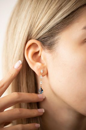 گوشواره نقره صورتی زنانه 925 عیار Ninova Silver - کد 935797556