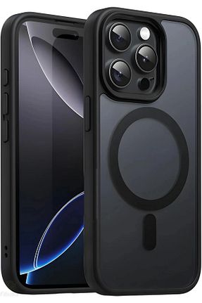 کاور و قاب مشکی iPhone 15 Pro Max Fibaks - کد 796612305