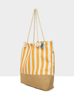 کیف ساحلی زرد زنانه پارچه ای Bagmori - کد 935948255