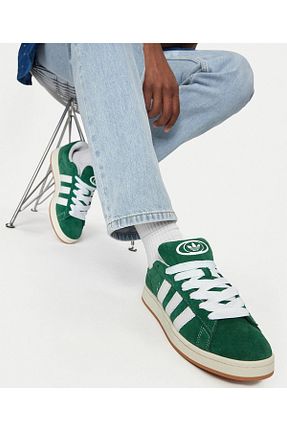 کفش اسنیکر سبز زنانه بند دار adidas - کد 852752237