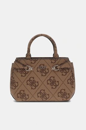 کیف دوشی قهوه ای زنانه چرم مصنوعی Guess - کد 929404317