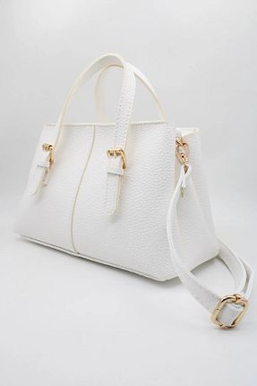 کیف دوشی سفید زنانه چرم مصنوعی Jagu - کد 935953869