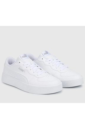 کفش اسنیکر سفید زنانه بند دار Puma - کد 924325474
