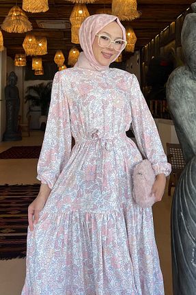 لباس حجاب صورتی زنانه رگولار benguen - کد 935853449