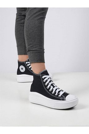 کفش پیاده روی مشکی زنانه پارچه ای Converse - کد 137930658