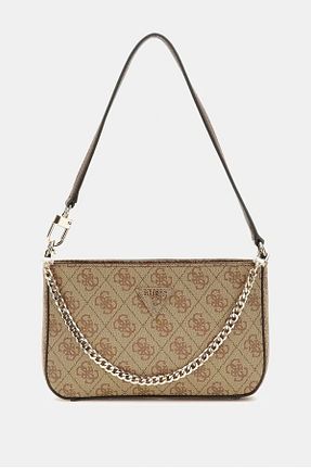 کیف دستی قهوه ای زنانه ابعاد کوچک Guess - کد 862577095