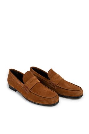 کفش لوفر قهوه ای مردانه جیر Deery - کد 95311153
