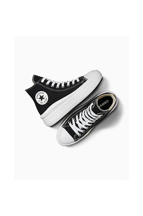 کفش اسنیکر مشکی زنانه بند دار Converse - کد 828486714