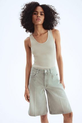 شلوار جین رنگی زنانه فاق افتاده H&M - کد 935858071