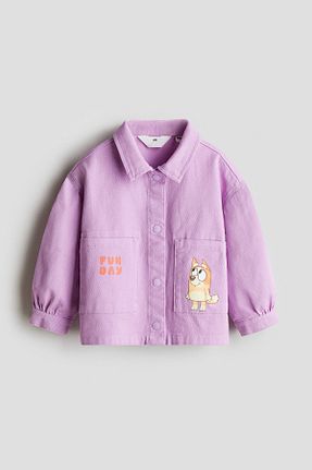 کت بنفش بچه گانه اورسایز H&M - کد 936590682