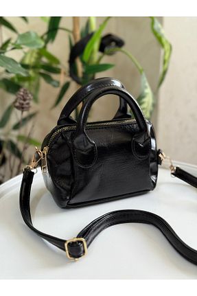 کیف دوشی مشکی زنانه چرم مصنوعی ZEYS - کد 935876834