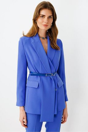 کت سرمه ای زنانه رگولار Moda İlgi - کد 935880665