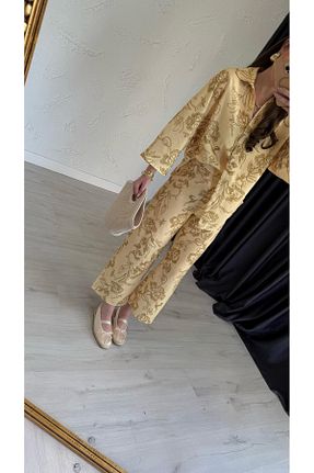 ست بالاتنه و پائین تنه رنگی زنانه بافتنی elif teke - کد 935887270