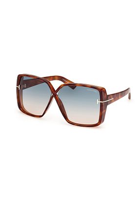 عینک آفتابی قهوه ای زنانه 63 Tom Ford - کد 832730144