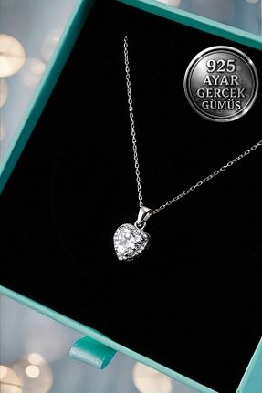گردنبند نقره سفید زنانه 925 عیار Mimodish - کد 926753630