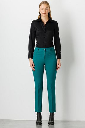 شلوار سبز زنانه پارچه Moda İlgi - کد 935894240