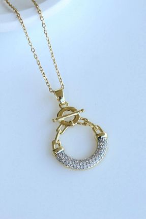 گردنبند استیل ( فولاد ) زرد بچه گانه استیل (فولاد) Leo