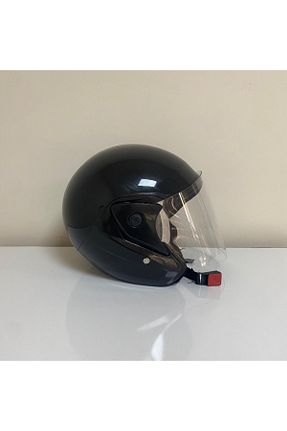 کلاه ایمنی موتور سواری مشکی Açık Kasklar motocesas - کد 935908660